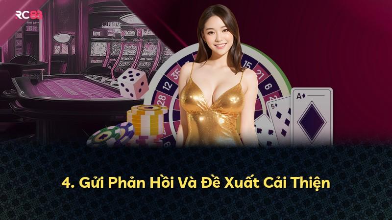 4. Gửi Phản Hồi Và Đề Xuất Cải Thiện