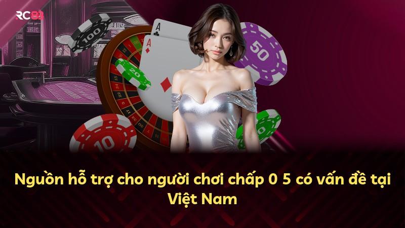 Nguồn hỗ trợ cho người chơi chấp 0 5 có vấn đề tại Việt Nam
